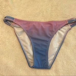 Cheeky mermaid ombré swim bikini bottoms